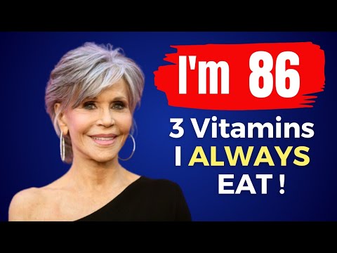 I EAT TOP 3 Vitamins & Don't Get Old 🔥 Jane Fonda (86) still looks 59 !
