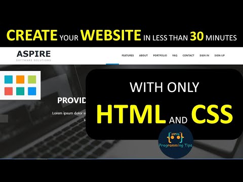 How to create a website using HTML and CSS | From start till end | With latest 2022 techniques |