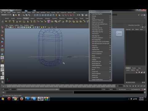 Maya edit mesh part 1