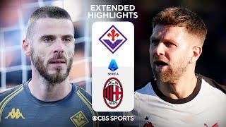 Fiorentina vs. AC Milan: Extended Highlights | Serie A | CBS Sports Golazo