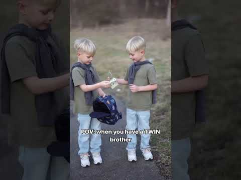 You are never alone with your twin brother #lifeinamerica #twins