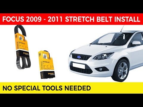 Installing Stretch belts Ford Focus 2009-2011 Duratec HE 2.0L 🚗