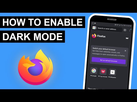 How To Enable Dark Mode On Firefox App (2024)