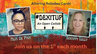#Dexitup Open Collaboration with @AliaDePina ;  #RolodexArt #halloween #october