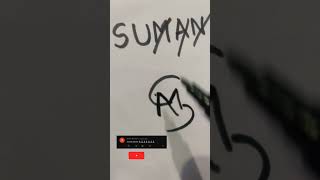 Suman logo design. Comment your name for the next logo design. #shorts #logodesign #logo #trending