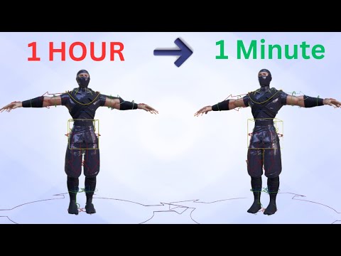 I Know YOU Are Lazy... Create Your Character Rig in 1 Min!