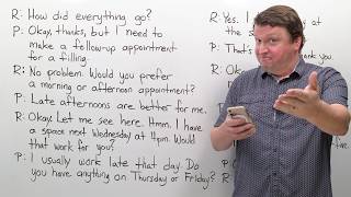 Speak English with Confidence! How to Make Appointments