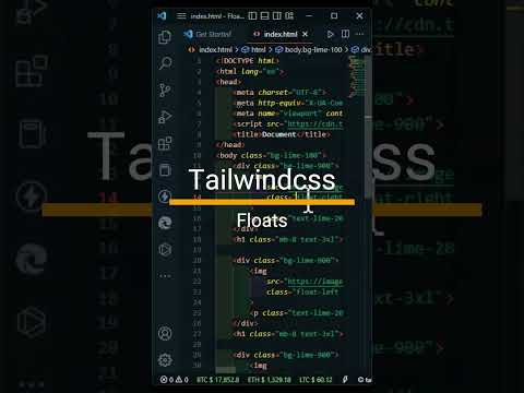 Tailwind CSS Floats #shorts