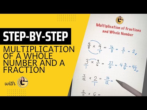 MULTIPLICATION OF FRACTIONS AND WHOLE NUMBERS with TEACHER G