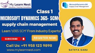 Start Your Career in Dynamics 365 SCM | Class 1 | Real-Time Training by Expert | My Learn Nest