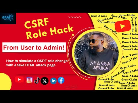 CSRF Attack Demo - How I Changed My Role to Admin Without Logging In | Web Exploits Series #3
