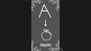 ✍️ How to Draw Capital Letter A | Easy Alphabet Drawing with Strokes