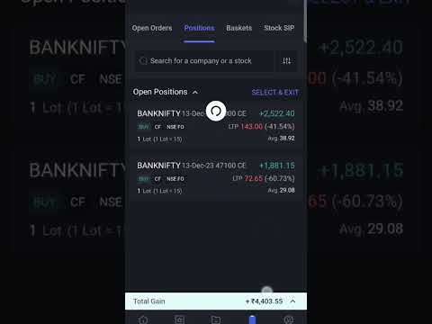 expiry day trading trick live share market #viral videos