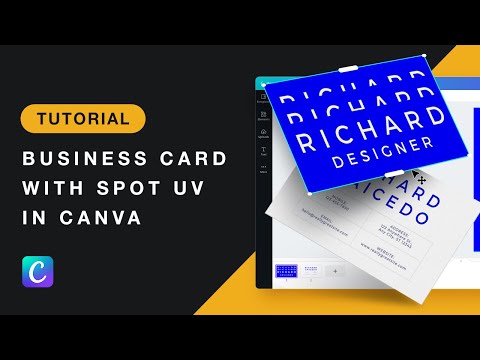 Business Card With Spot UV In Canva (Fast and Easy Tutorial)
