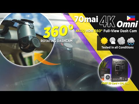 WALANG LIGTAS ang mga KAMOTE drivers dito - 70mai 4K Omni 360° Rotating AI Dash Cam