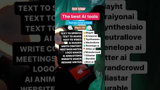 The Best AI TOOLS: AI TOOLS FOR ALL 👆@TechTodey || #TechToday 💡 || #ai #aitools #technology