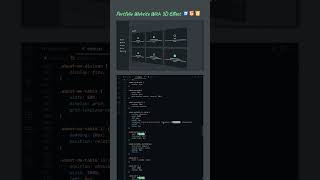 I Turned My Portfolio Website into a 3D MASTERPIECE in 2024 #coding #codehacker #webdesign