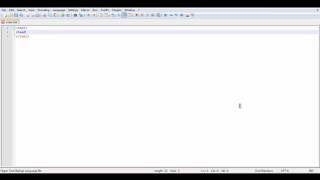 Create a website - HTML 101 - Beginning with the basics.
