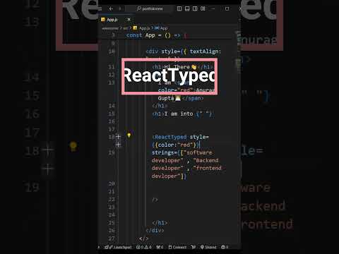 Create Dynamic Typing Animations in React.js