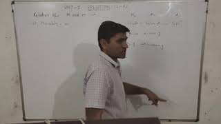 UNIT - 1 SOLUTION ; L-6 : RELATION BETWEEN 'M' AND 'm'