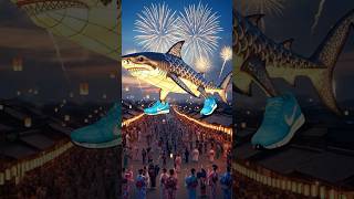 Italian Brainrot in Real-Japanese Cultural Festival #tralalerotralala