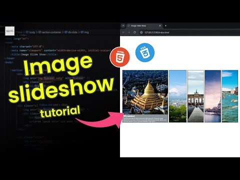ASMR Coding | Image Slides HTML CSS very simple
