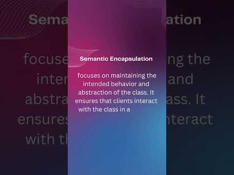 Clean Code - Semantic Encapsulation And Syntactic Encapsulation #typescript #cleancode #programming