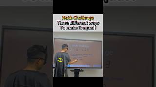 Three different answers to this Math Challenge!#challenge #math #mathchallenge #JAVBoard