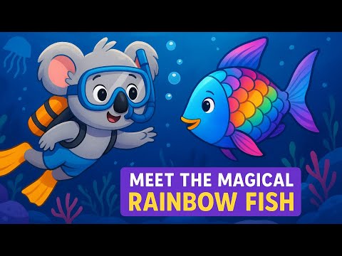 Koala’s Underwater Adventure 🐨🌈 | Meet the Magical Rainbow Fish | Preschool Story Time