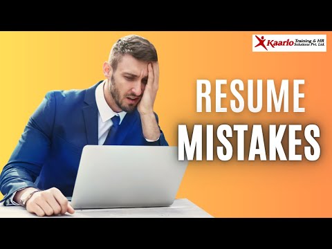 Are you still making these mistakes in your Resume in ( 2024 )