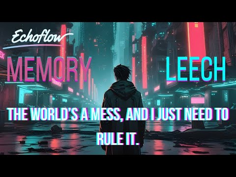 MEMORY LEECH: ECHOES OF THE VOID 💾🧠by Echoflow                                A Johnny Mnemonic Tale