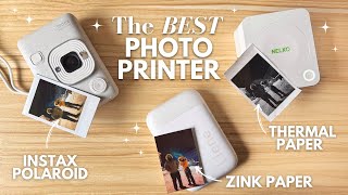 pocket printer face-off: the ulitmate buying guide • instax v zink v  thermal