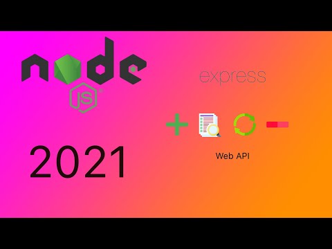 Nodejs  CRUD (2021) - Web API with Express Js and MariaDB Tutorial (Part 1/3)