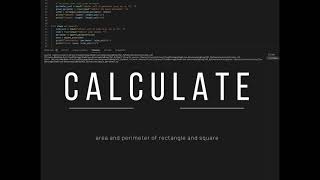 Calculate area and perimeter of rectangle and square - Python