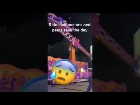 CRAZY CARNIVAL RIDE MALFUNCTION #Shorts