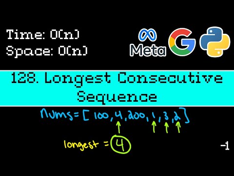 Longest Consecutive Sequence - Leetcode 128 - Blind 75 Explained  - Graphs - Python