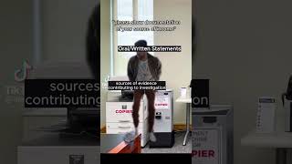 Oral and Written Statements