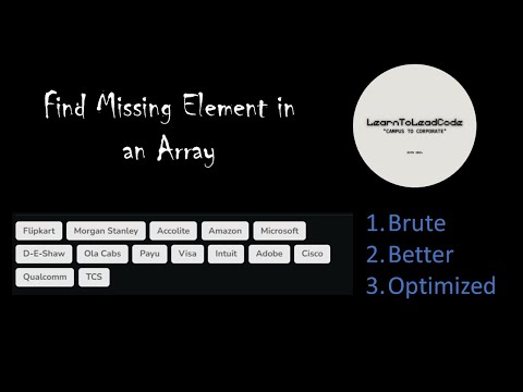Find the Missing Number in an Array | Leetcode 268 | Amazon Interview Question | Leetcode | C++