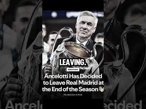 REAL MADRID GET RID OF CARLO ANCELOTTI.❌#football #ucl #soccer #realmadrid #viral #messi #shorts