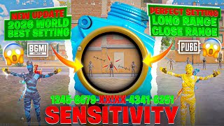 NEW WORLD BEST SENSITIVITY SETTINGS & CONTROL FOR ALL DEVICES PUBGMOBILE / BGMI