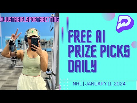 PrizePicks | FREE NHL AI PICKS 1/11/24