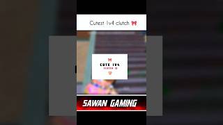 Cutest 1v4 clutch 🎀#bgmi #pubgmobile #pubgmontage #rolex #faithplayz #shorts