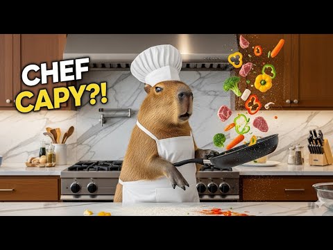 Capybara the Master Chef?! 👨‍🍳🦫