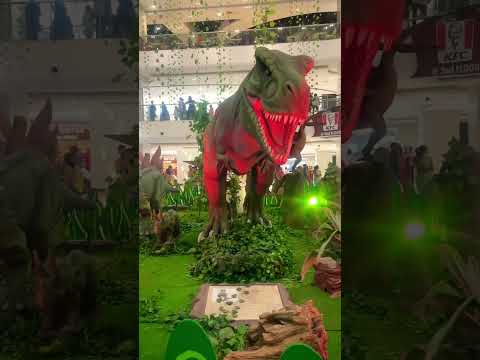Jurrasic Park🦖💚_in Marina Mall📍#marinamall #jurrassicpark #jurassicworld #funnyvideo #subscribe