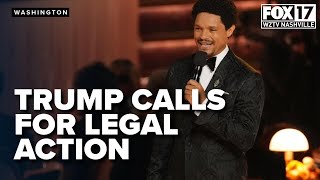 Trump slams Trevor Noah's Grammy's hosting, threatens legal action