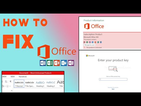 HOW TO FIX MICROSOFT OFFICE UNREGISTERED PRODCT OR MICROSOFT OFFICE ENTER YOUR PRODUCT KEY