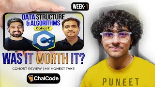 Inside Chai aur Code DSA Cohort 1.0👨‍💻 | Week 1 Progress & Real Talk