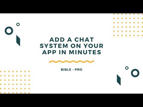 Add a ready to use chat feature to your app from Nocode Bible Pro template (bubble.io) in minutes