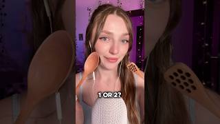1 or 2? #asmr #asmrsounds #asmrrelax #asmrtingles #asmrwhispers #asmrsleep #relax #tingles #whispers
