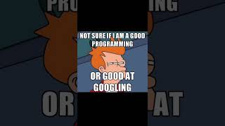 Good Programmer or Just Good at Googling? 🤔 | Relatable Coding Meme 😂 #Programming